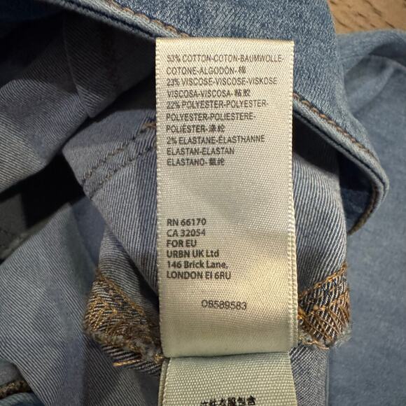 Free People We The Free Just Float On Flare Jeans 70s Super Flare Size 31 - Picture 5 of 7